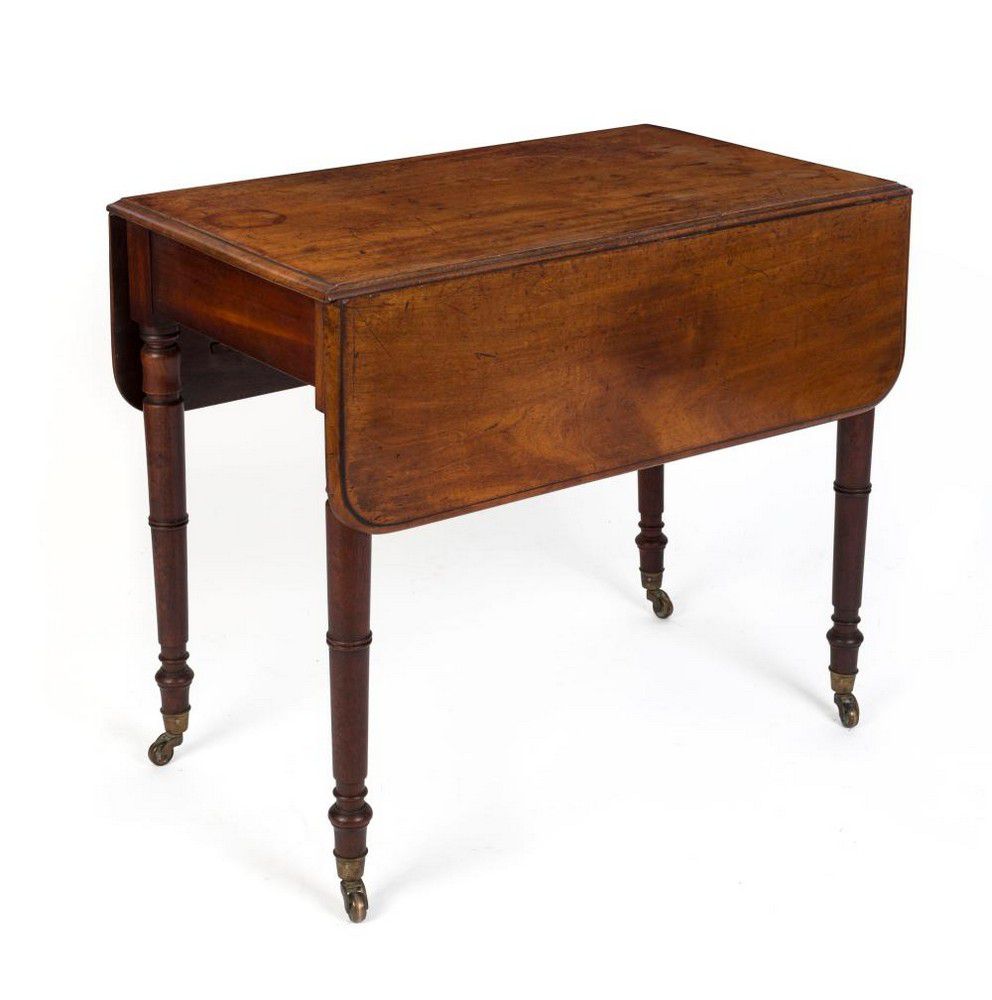 Mahogany Pembroke Table, Early 19th Century Tables Card