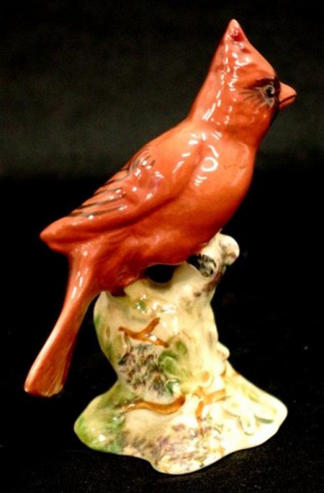 Beswick Red Crested Bird Figurine 15.5cm Beswick Ceramics