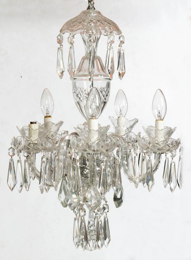 Waterford Crystal Chandelier, 20th Century Chandeliers Lighting