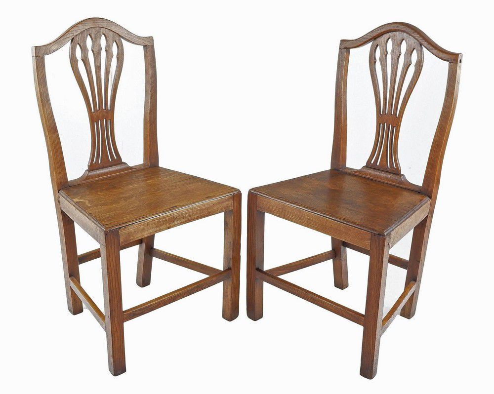English Elm Chairs, Circa 1800 Seating Singles/Pairs