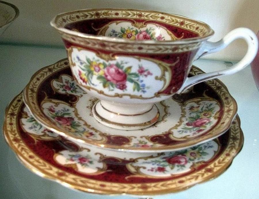 Royal Albert Lady Hamilton Trio Porcelain Set Royal Albert Ceramics