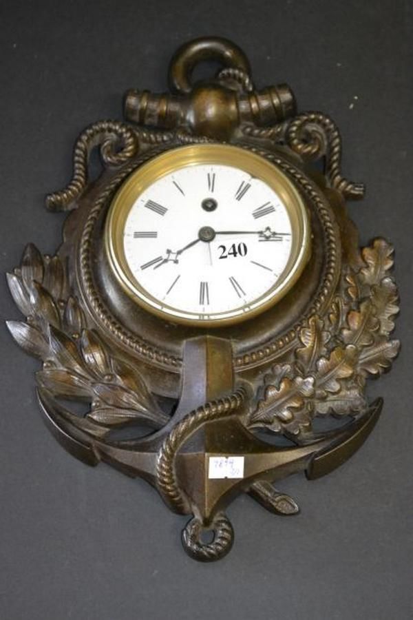 Maritime Cast Iron Wall Clock Clocks Wall Horology (Clocks & watches)