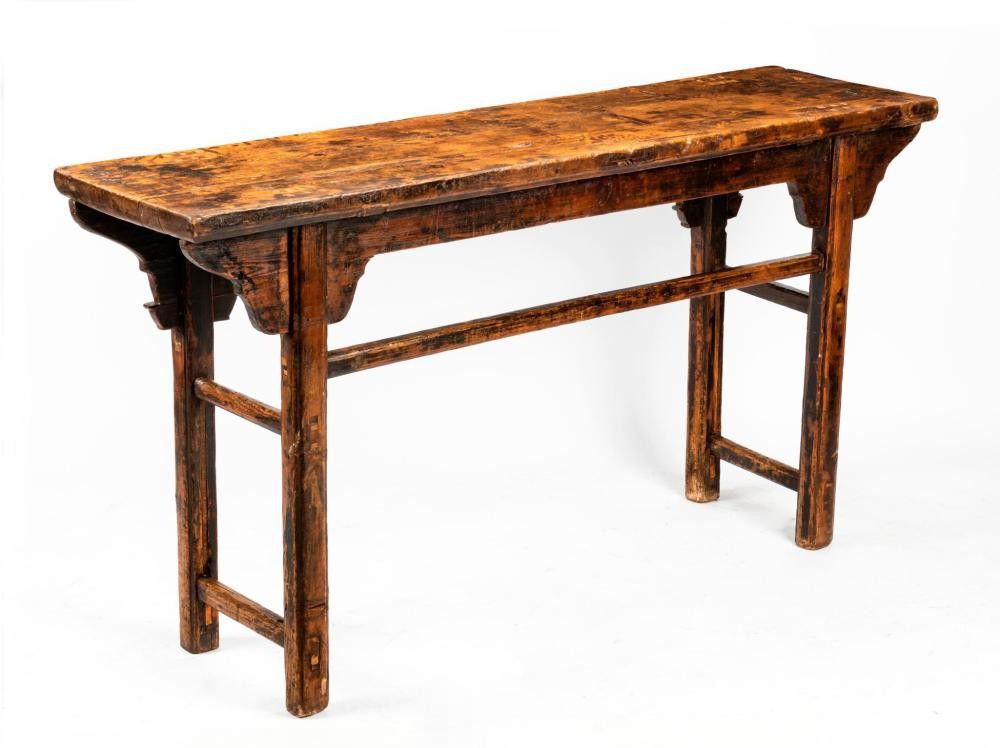 Chinese Elm Altar Table 84x160x41 cm Furniture Oriental