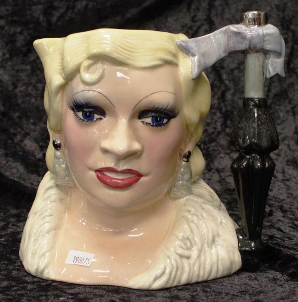Large Royal Doulton 'Mae West' character jug from the celebrity