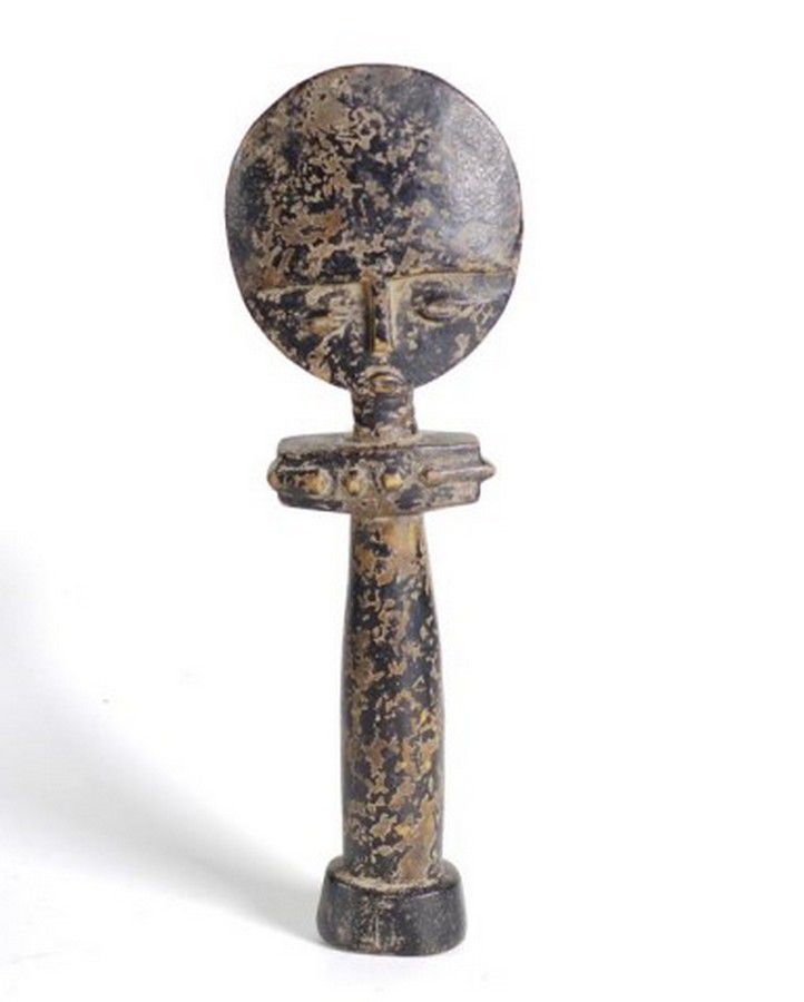 Ashanti Aku'aba Fertility Figure with Tribal Mark African Tribal