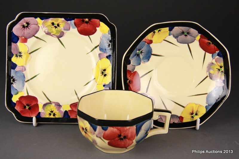 Royal Doulton Pansy Trio Royal Doulton Ceramics