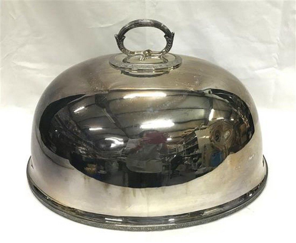 Badgery Family's Silver Meat Dome Zother Silver Plate