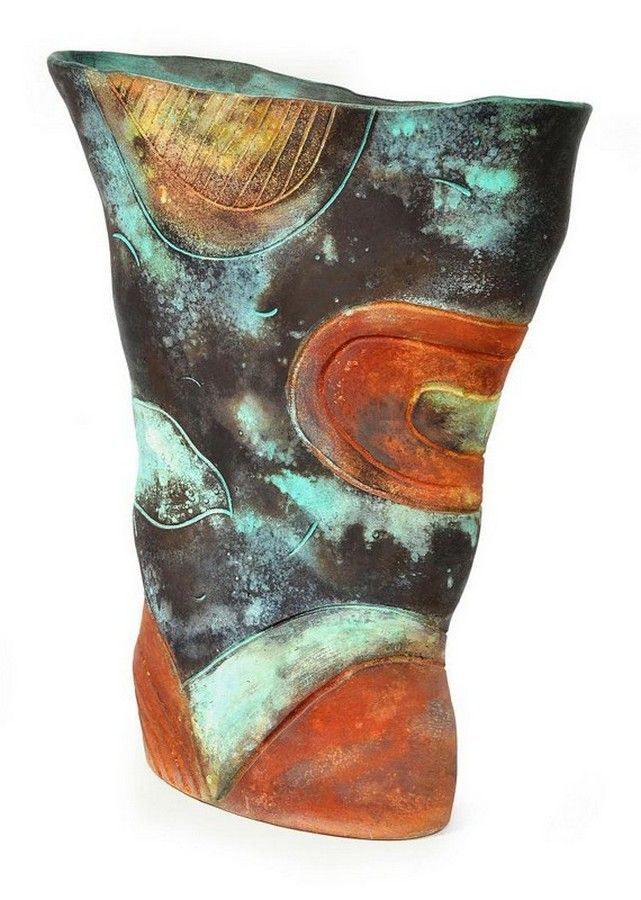 Landscaped Vase by Jeff Mincham Australian Themes & Other Makers