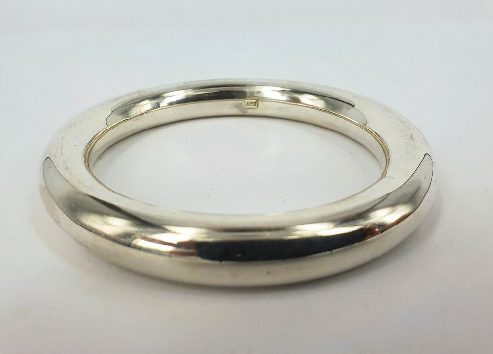 "Silver Golf Bangle 63mm Diameter, 38g Weight" Bracelets/Bangles