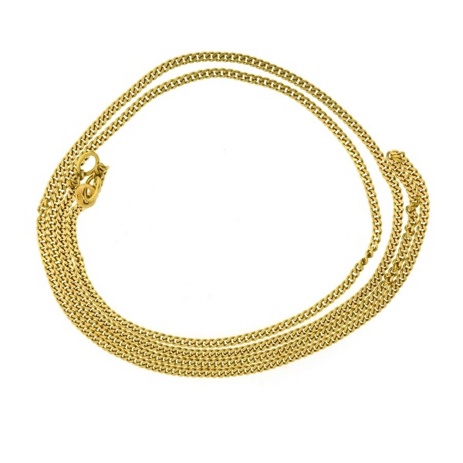 18ct Gold Chain Necklace 7.8g, 62cm Length Necklace/Chain Jewellery