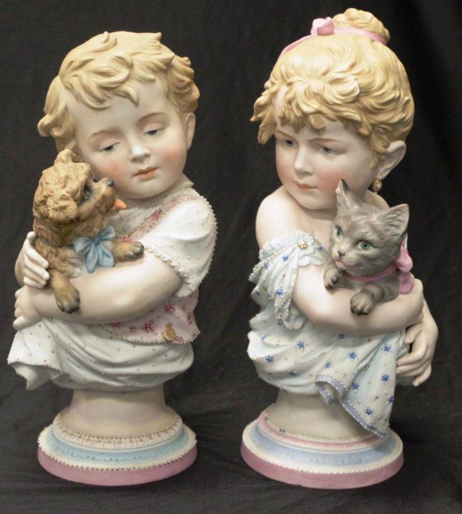 Antique Bisque Figurines Bisque Ceramics