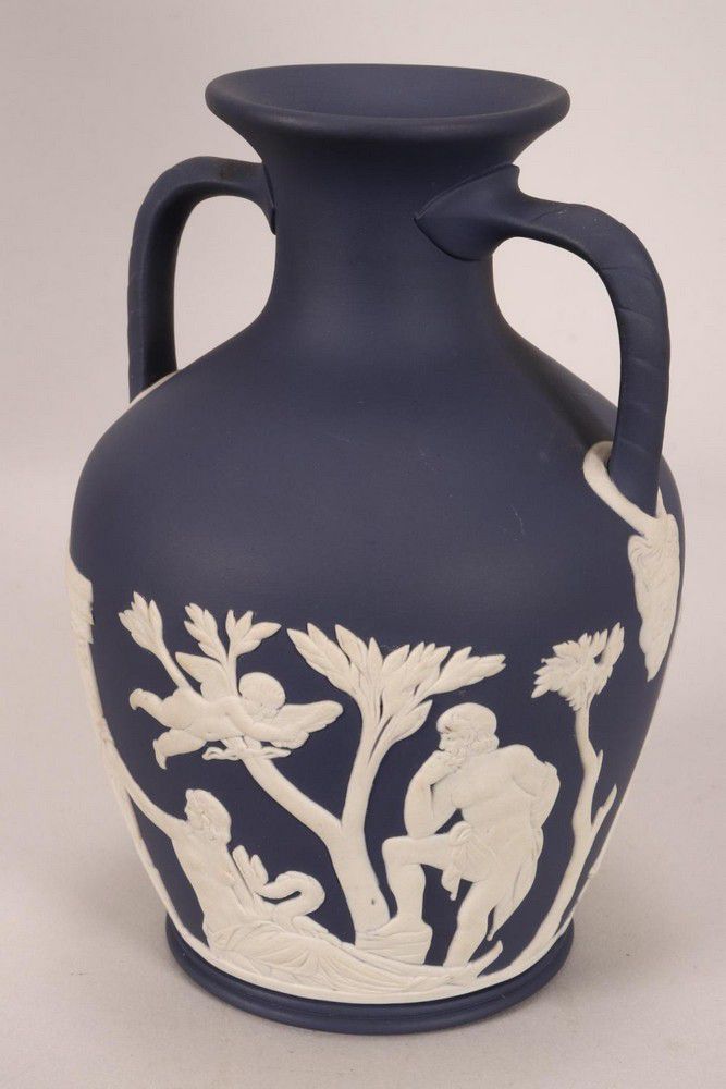 Wedgwood Portland Vase, Blue and White, 15.5cm Wedgwood Ceramics