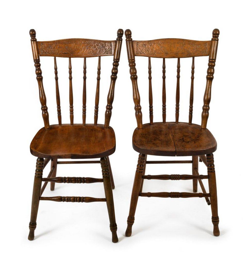 Antique Australian Chairs Lyrebird Backs Seating Singles/Pairs