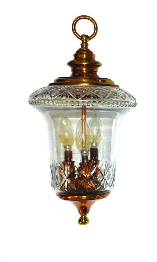 Brass and Glass Hanging Light Fixture Ceiling and Pendant Lights