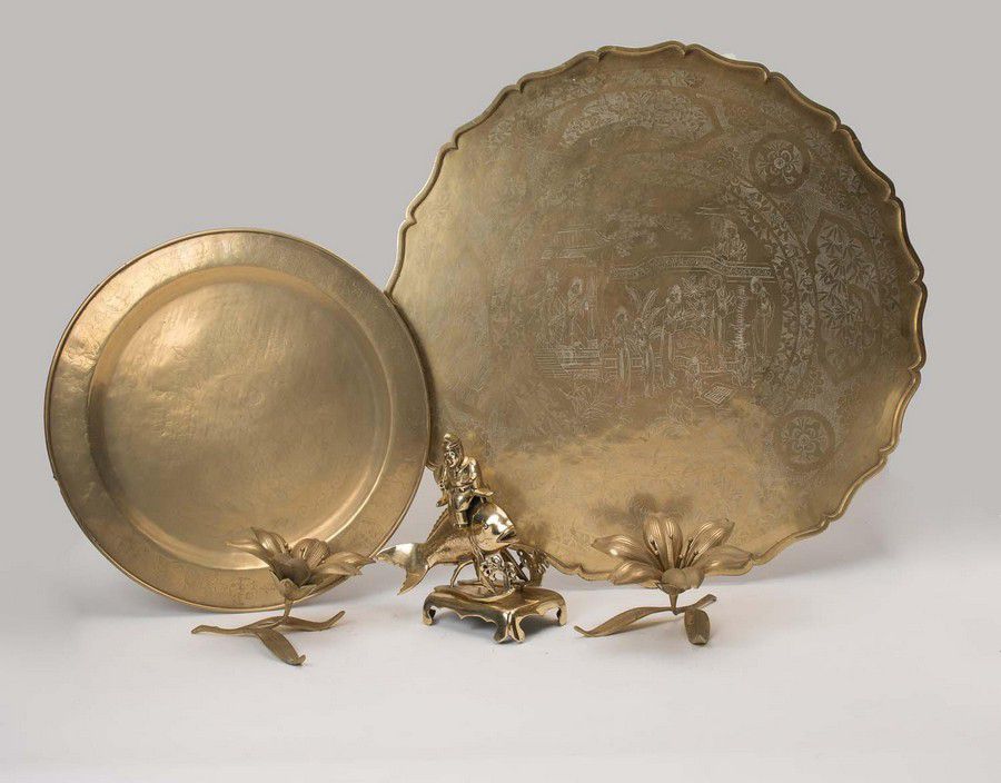 Chinese Brass Collection Brass Oriental