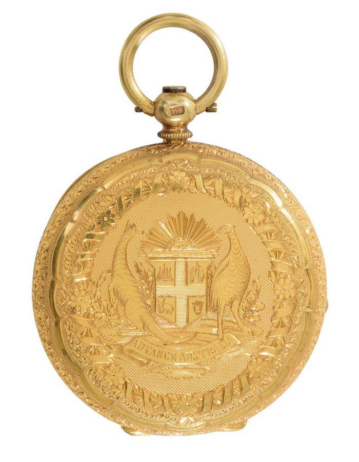 Advance Australia Federation Gold Hunter Pocket Watch Watches