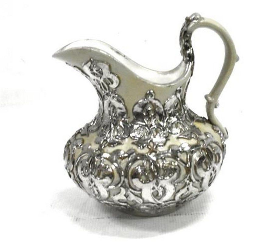 Silverdetailed Ceramic Creamer by Villeroy & Boch Villeroy & Boch