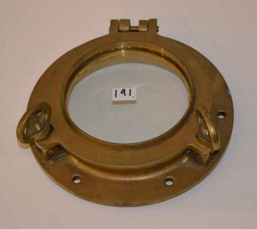 27 cm Brass Porthole for Ships Nautical Equipment Office,