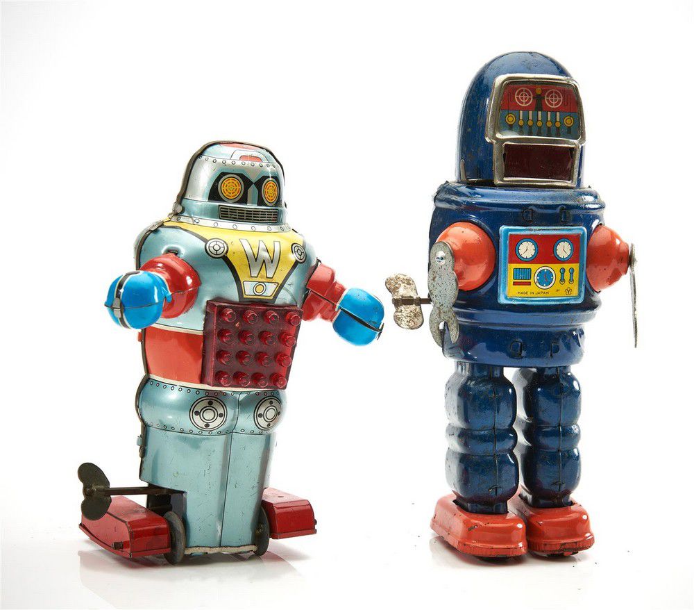 1960s Japanese Toy Robots Nomura and Yoshida Action & Other Figures