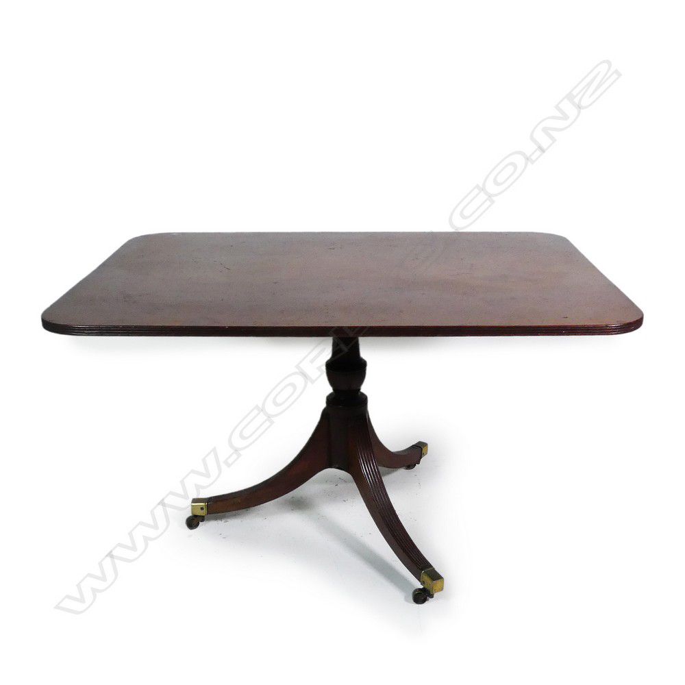 Regency Mahogany TiltTop Breakfast Table with Sabre Legs Tables