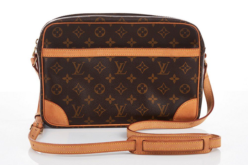LV Trocadero Crossbody Bag in Monogram Canvas and Leather Trim