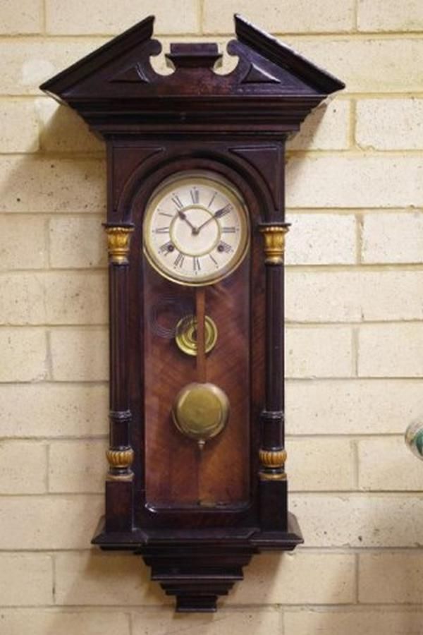 Waterbury Antique Wall Clock 8 Day Movement Clocks Wall