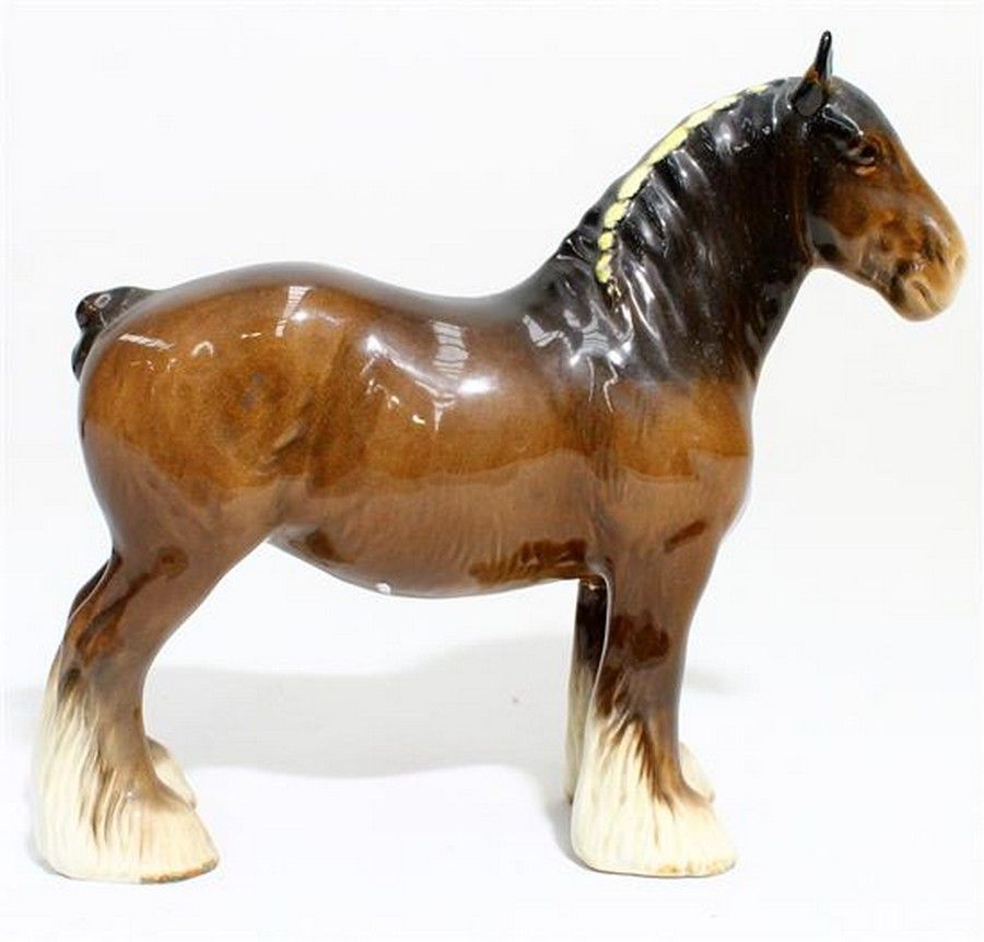 Beswick Draft Horse Figurine Beswick Ceramics