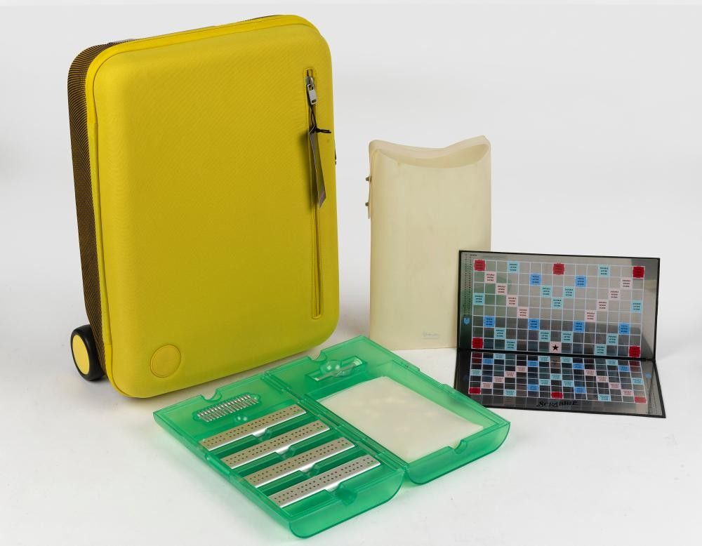 Marc Newson Samsonite Suitcase and Scrabble Set from Collection