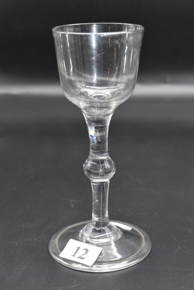 Cordial Glass with Balustroid Design British Glass