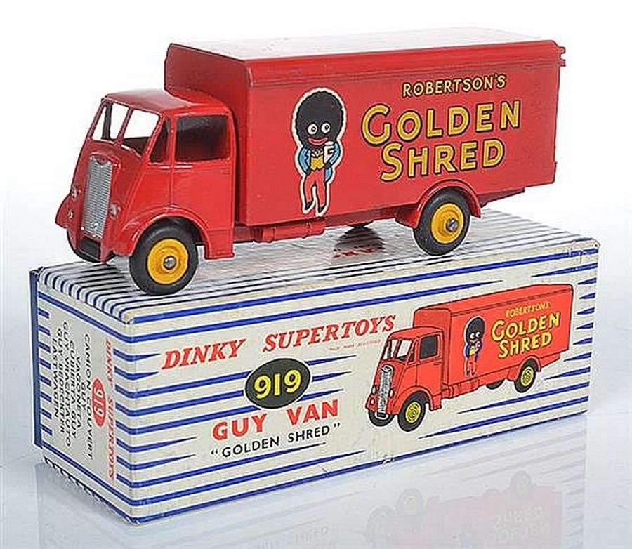 Golden Shred Guy Van by Dinky (VG box) Branded Dinky Toys & Models