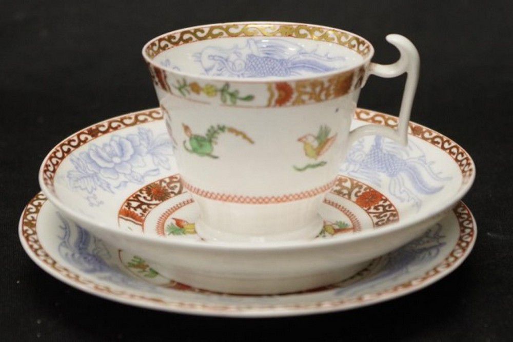 Victorian Spode 'London' Coffee Cup Trio 2638 Spode/Copeland Ceramics