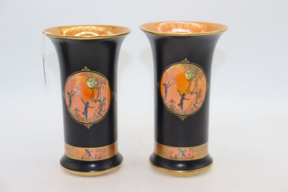 Moonlight Cameo Carlton Ware Vases Carlton Ware Ceramics