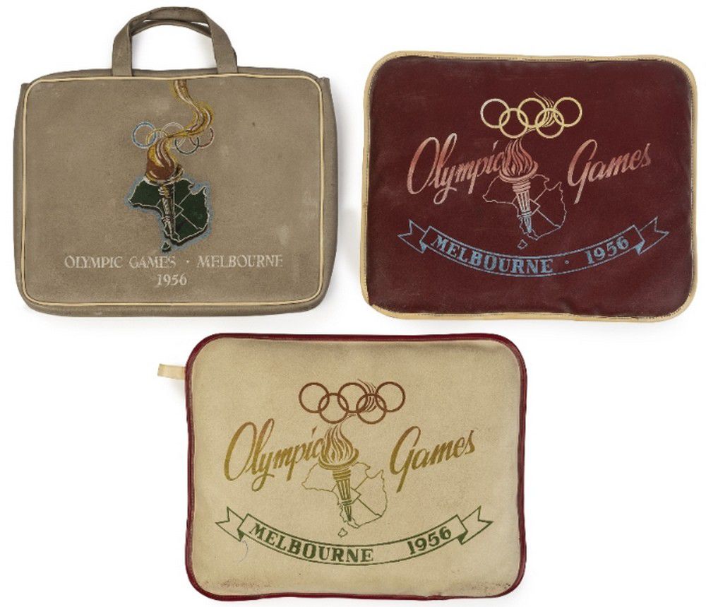 Portable Cushions and Covers Set for 1956 Olympics Sporting