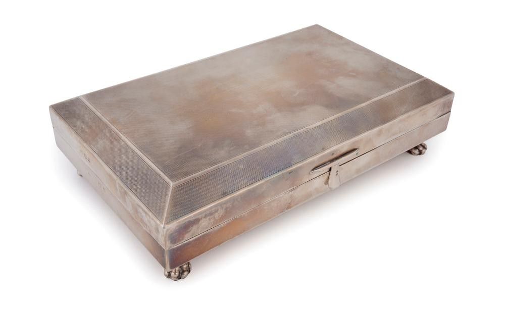 Early 20th Century Sterling Silver ClawFooted Box Boxes, Jewellery