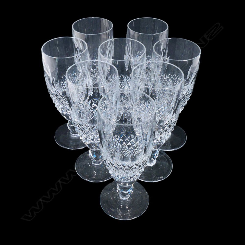 Waterford Crystal Colleen Champagne Flutes Set British 20th Century