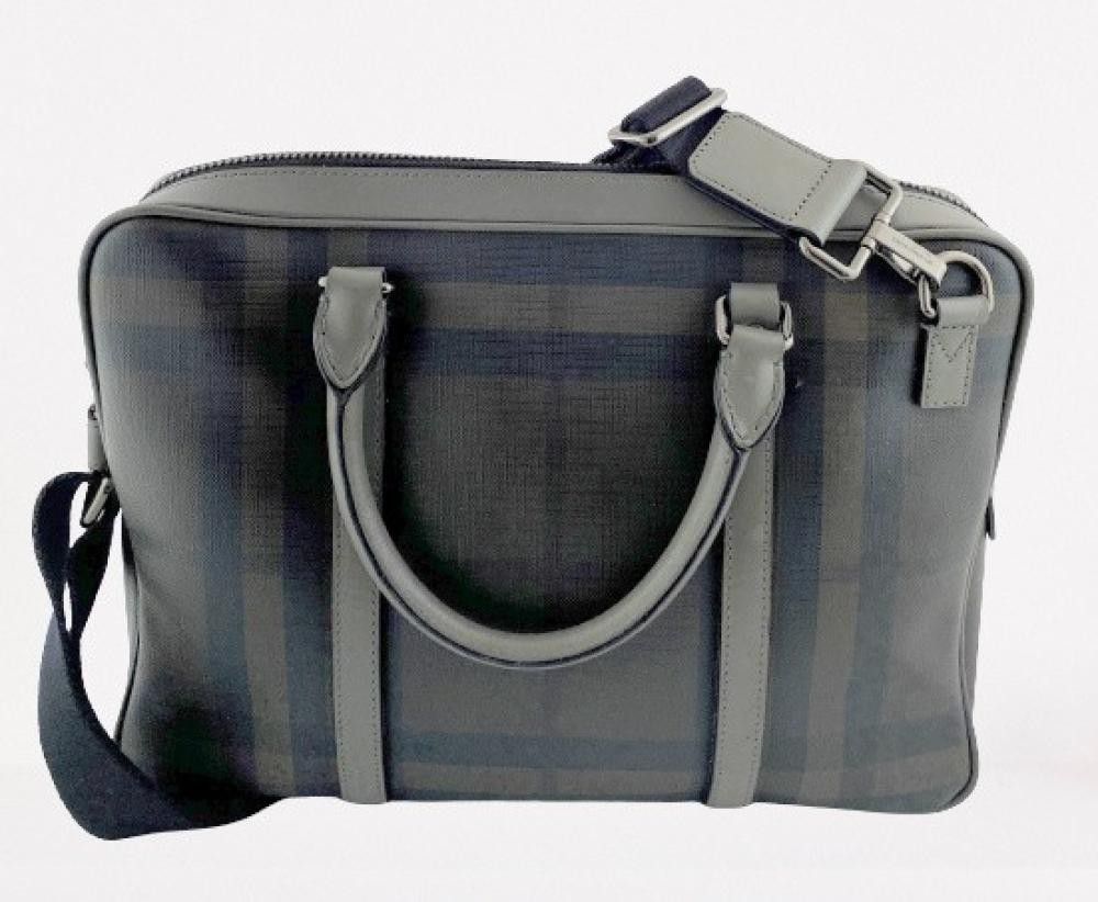 Burberry Ainsworth Check Coated Canvas Briefcase Luggage & Travelling