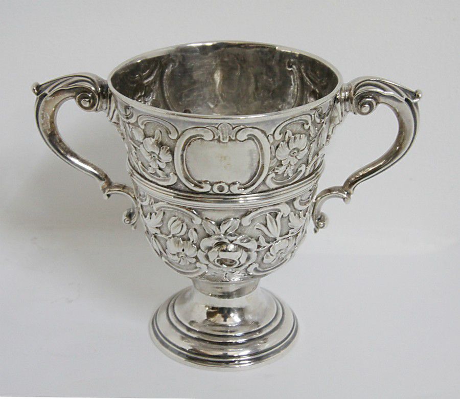 Dublin Silver Cup with Chased Decoration Mugs, Cups