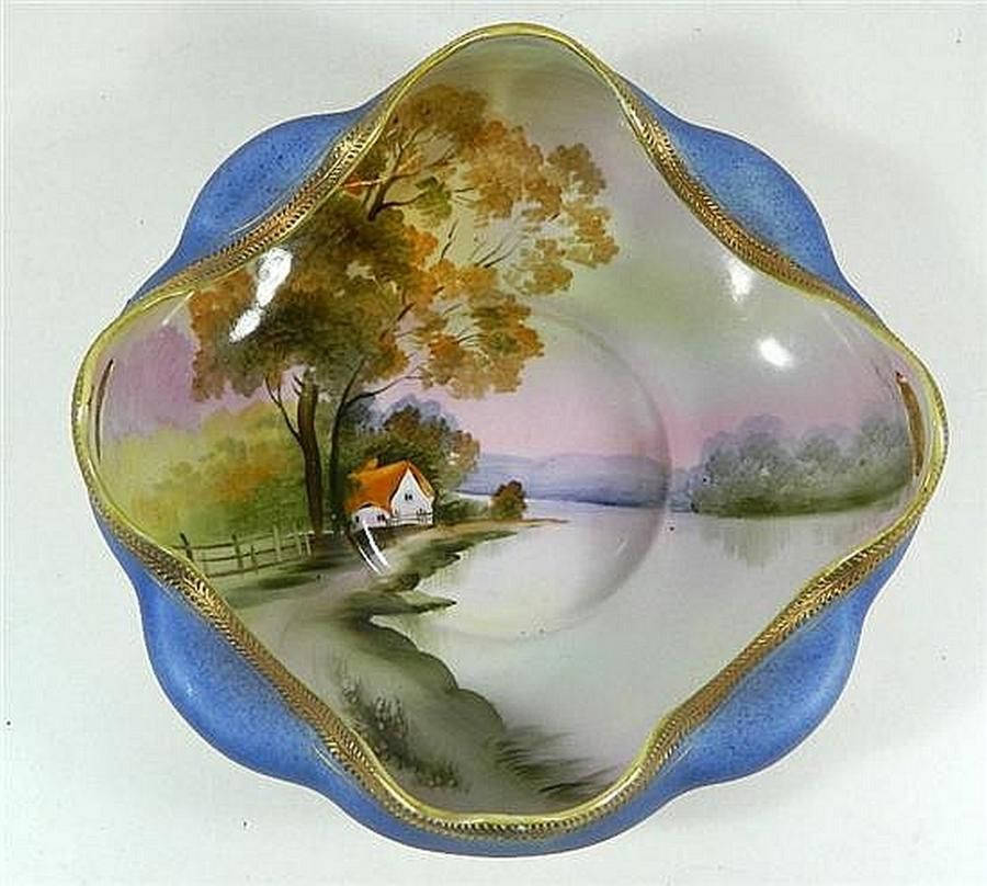 Noritake Ceramic Float Bowl Ceramics Japanese Oriental