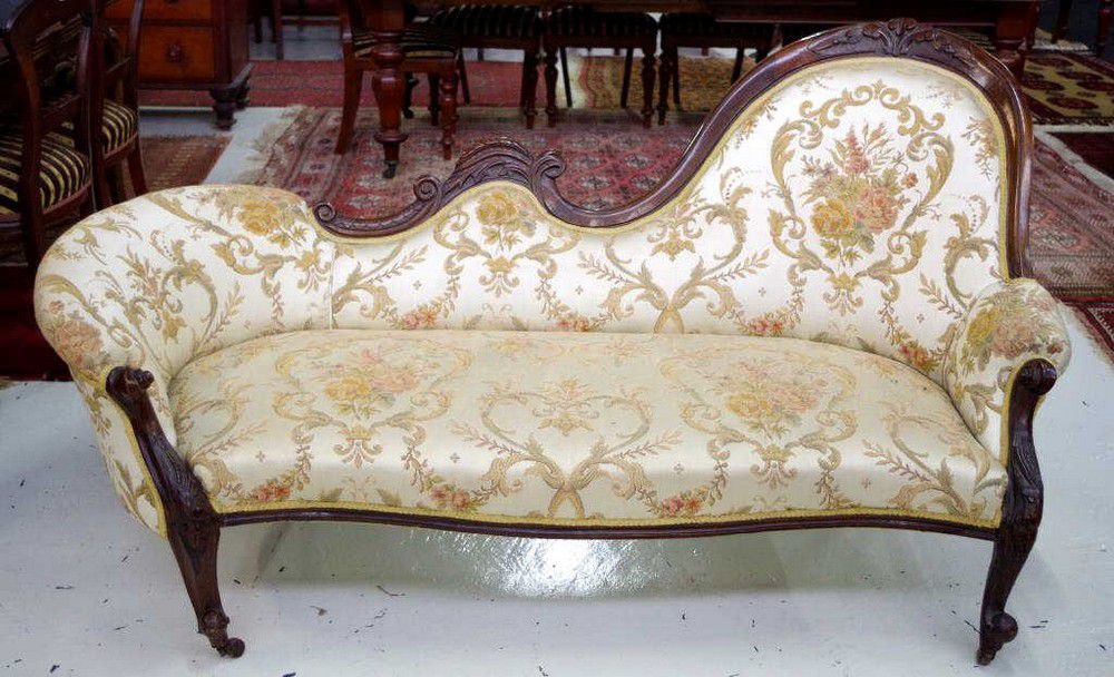 Victorian Double Chaise Longue 175cm x 95cm Seating Lounges