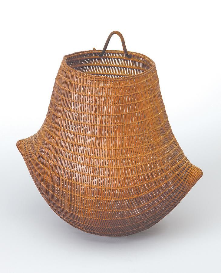 Northern Queensland Bicornual Lawyer Cane Basket Aboriginal