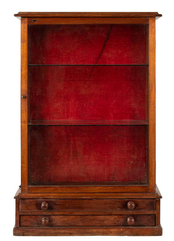 19th Century Australian Cedar Display with Drawers Display Furniture