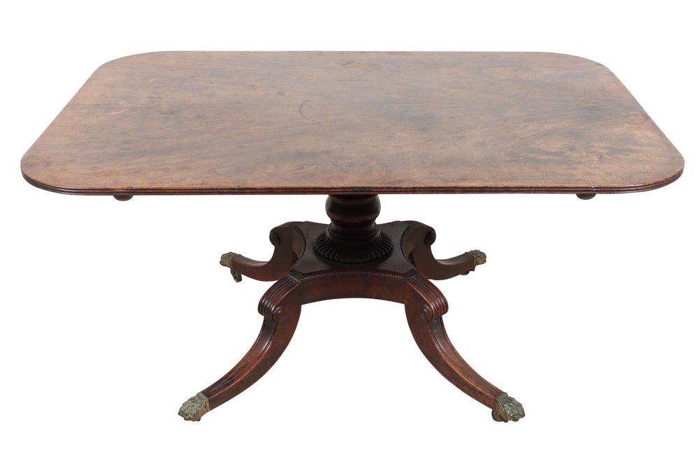 Regency Mahogany Tilt Top Breakfast Table Tables Centre, Loo and