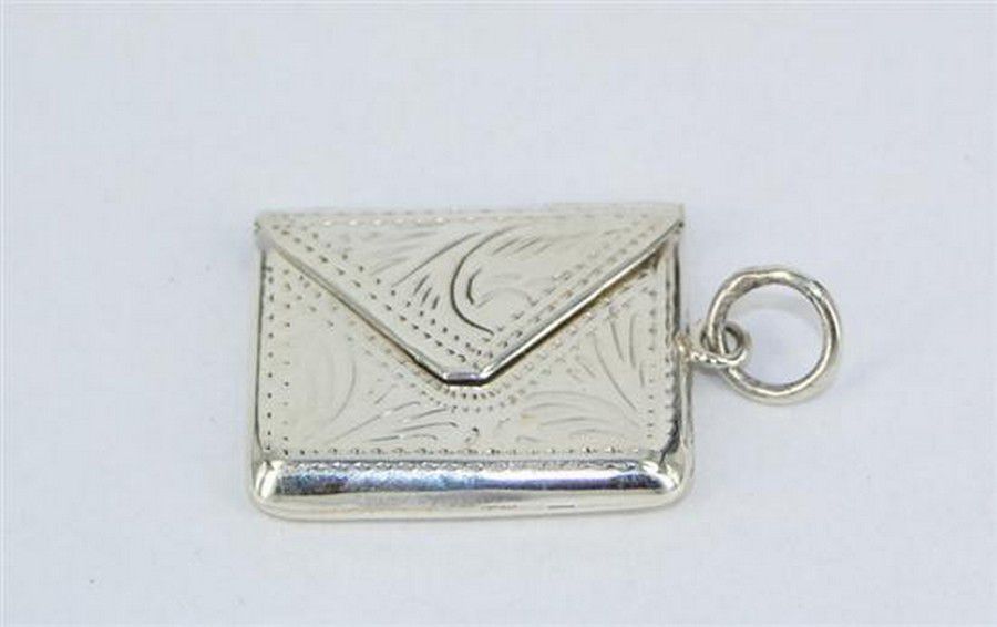 Lightweight Sterling Silver Stamp Case 3cm Length Stamp cases