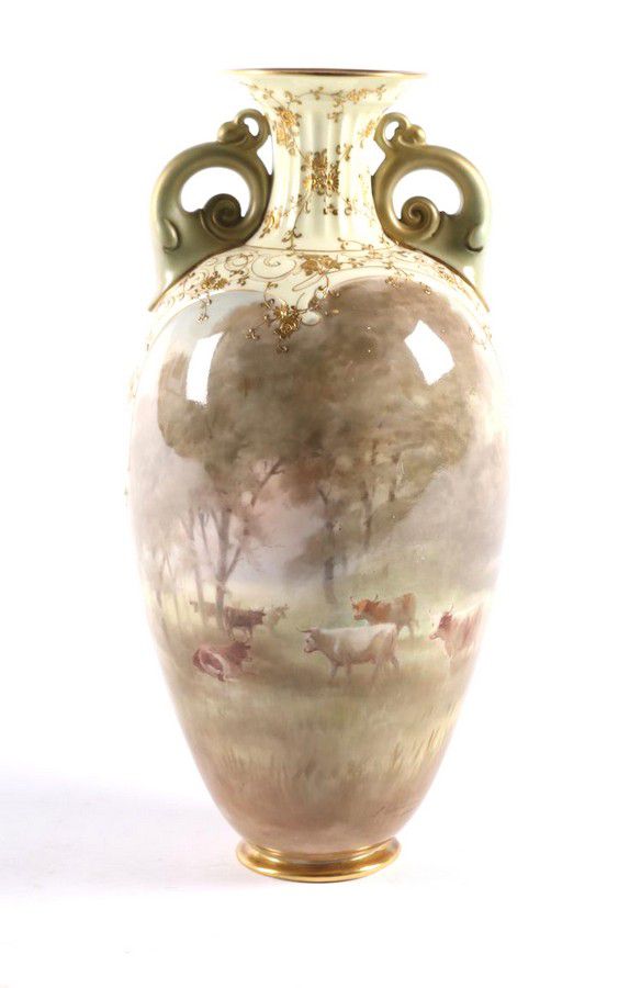 Doulton Burslem HandPainted Bone China Vase Royal Doulton Ceramics