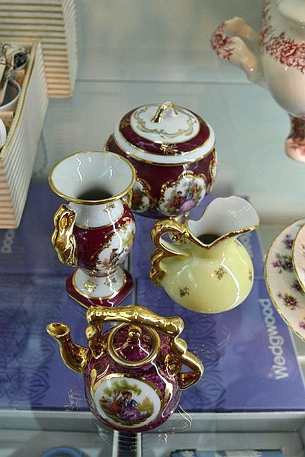 Limoges Miniature Teapot and More Limoges Ceramics