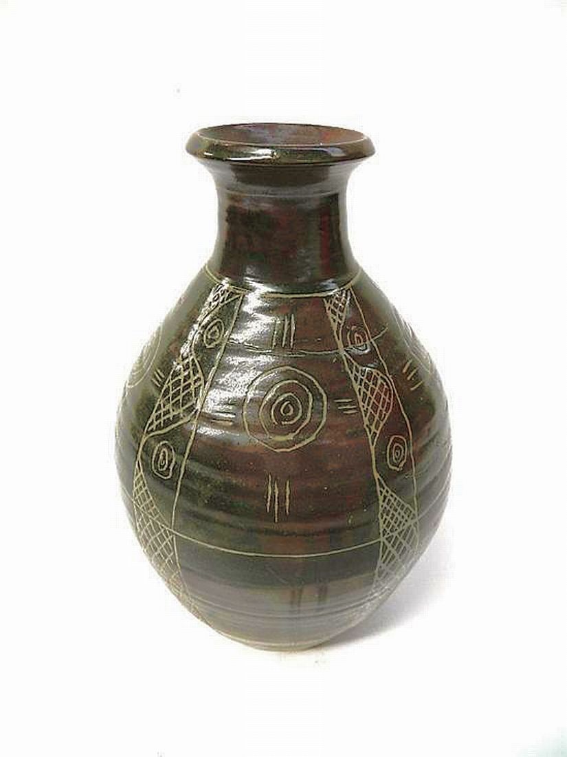 Eddie Puruntatameri's Tiwi Island Aboriginal Pot Australian Themes