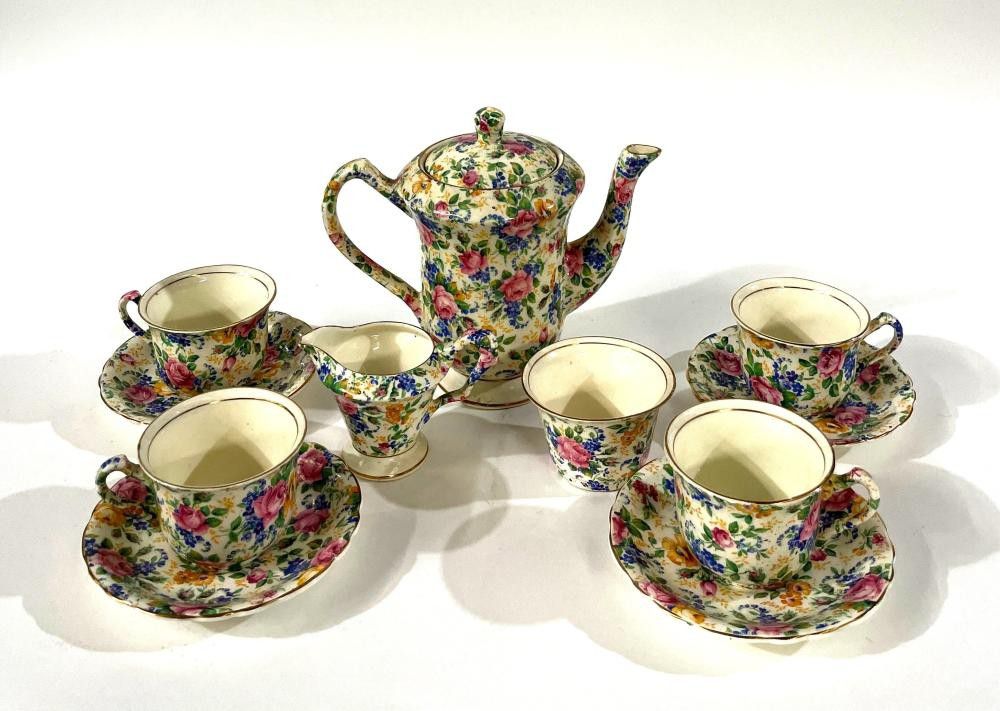 James Kent Rosalynde Coffee Service for Four Zother 18th Century