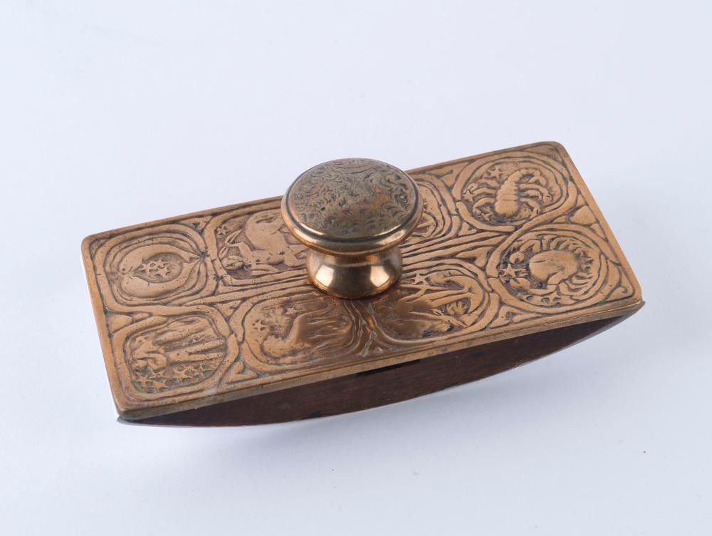 Tiffany & Co. Zodiac Ink Blotter Writing Desk Accessories