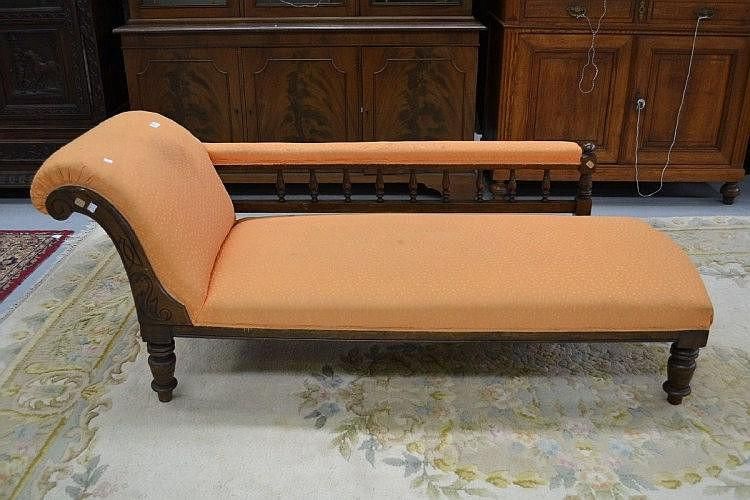 Vintage Edwardian Chaise Lounge Seating Lounges, Settees and Suites