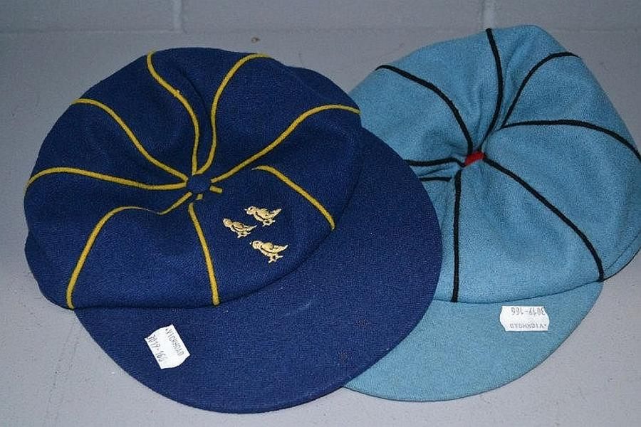 Aussie Cricket Baggy Hat Duo Sporting Cricket Memorabilia